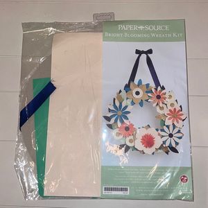 Paper Source Bright Blooming Wreath Kit